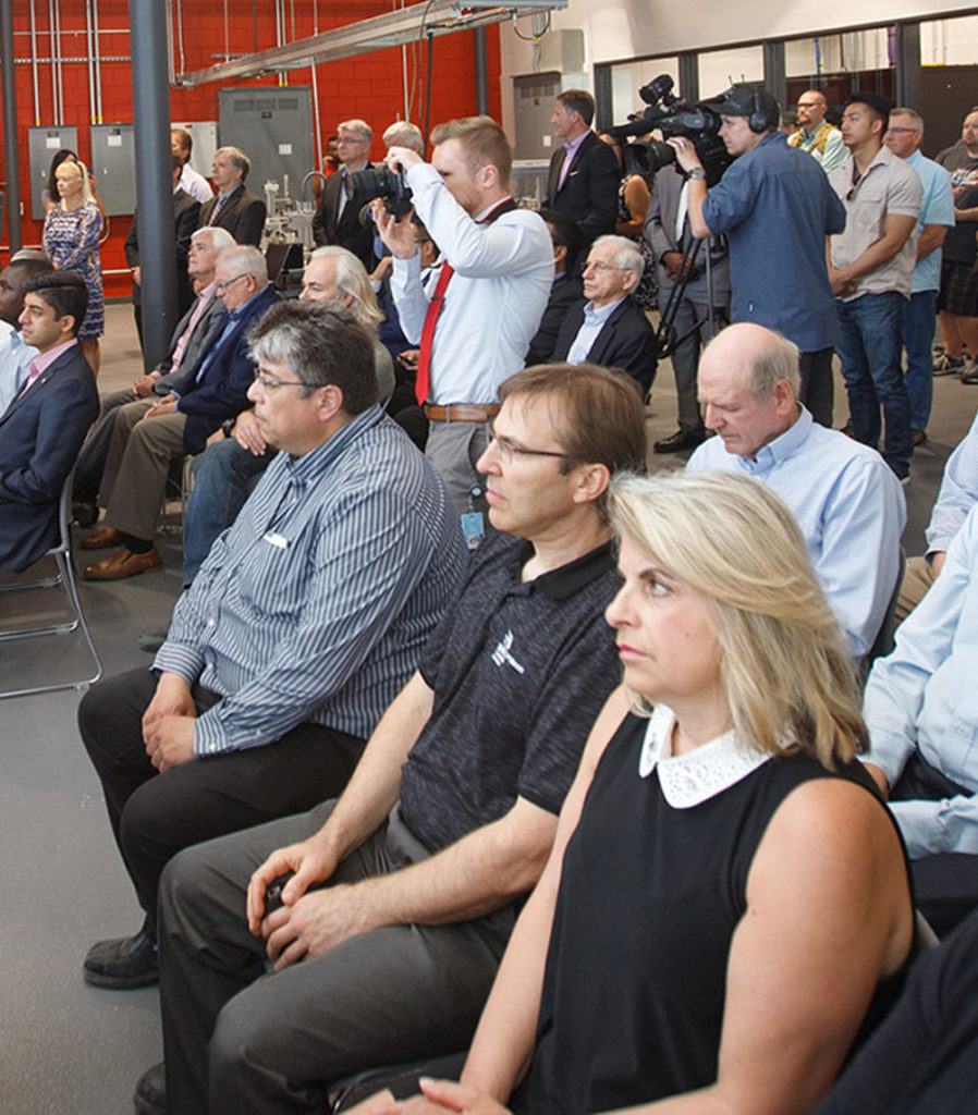 people in audience at event